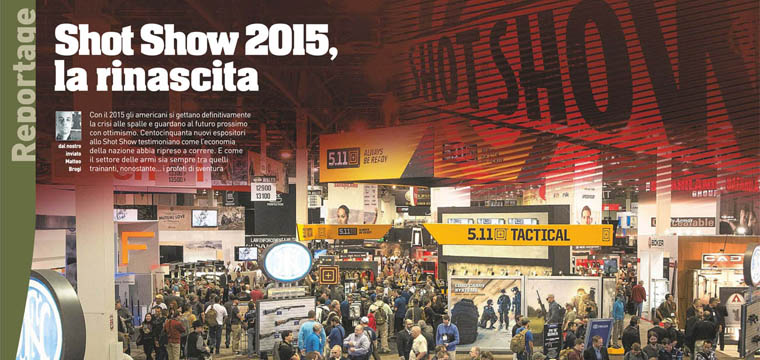 Matteo Brogi: On newsstands: Shot Show 2015 on Armi Magazine