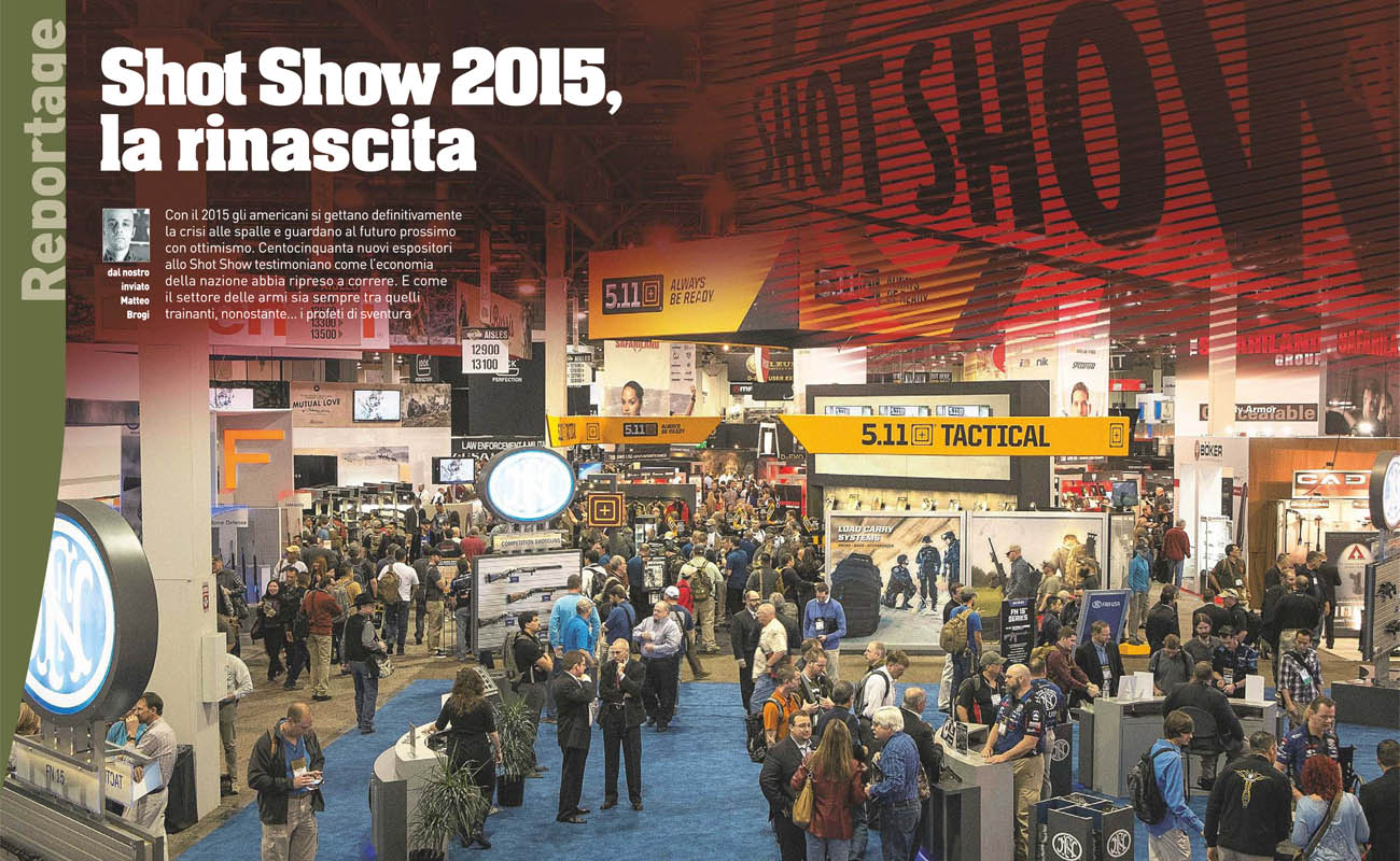 Matteo Brogi: In edicola: lo Shot Show 2015 su Armi Magazine