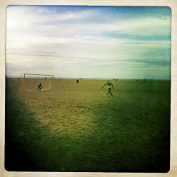 Sword beach a Ouistreham (bassa marea) © Matteo Brogi