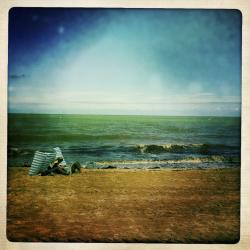 Juno Beach a Saint Aubin sur Mer (bassa marea) © Matteo Brogi