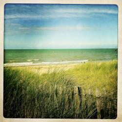 Utah beach in località Les Dunes di Vareville (bassa marea) © Matteo Brogi