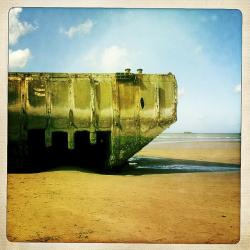 Gold beach, Arromanches (low tide) © Matteo Brogi