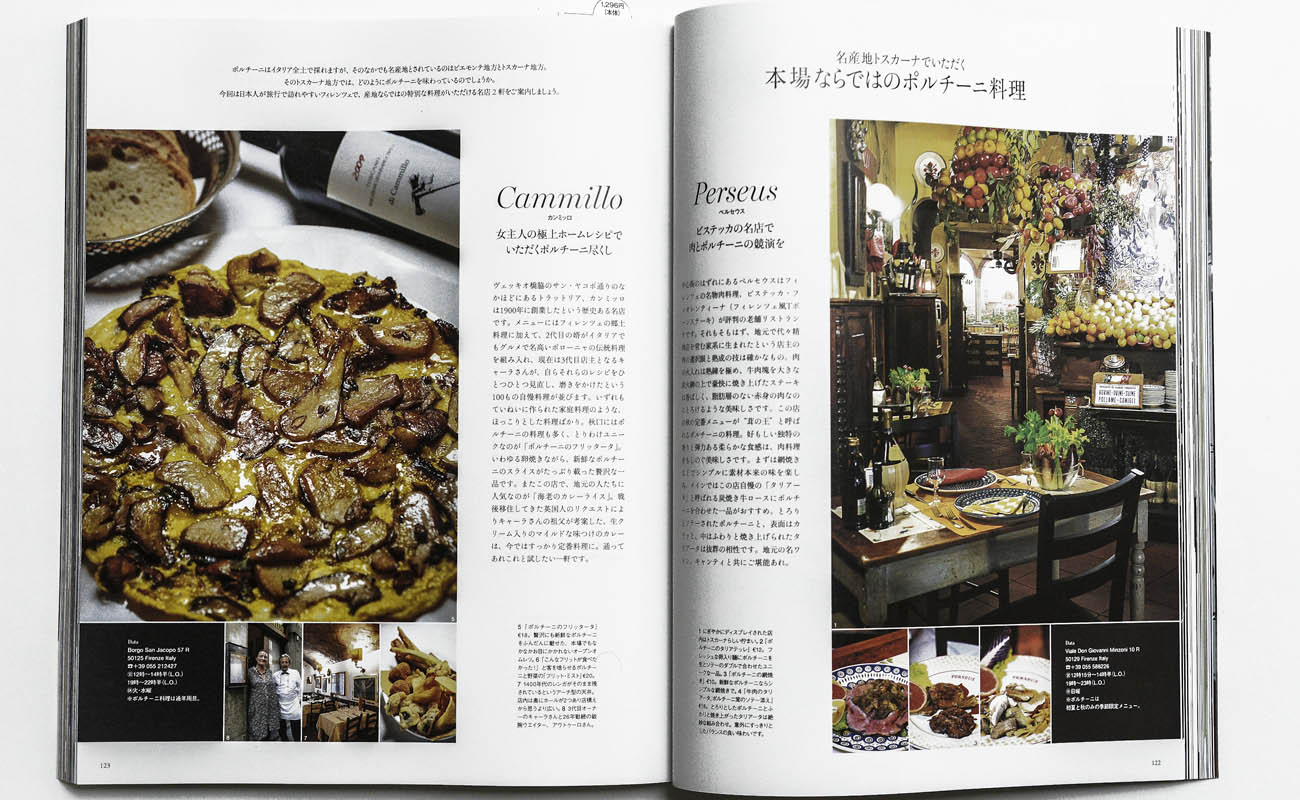 Matteo Brogi: I funghi porcini sulla rivista giapponese RICHESSE